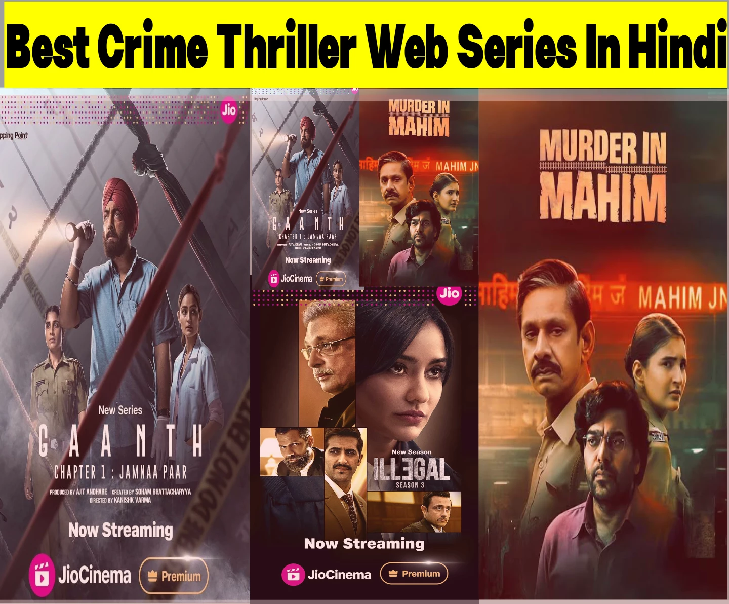 Best Crime Thriller Web Series In Hindi 2024 List & Review